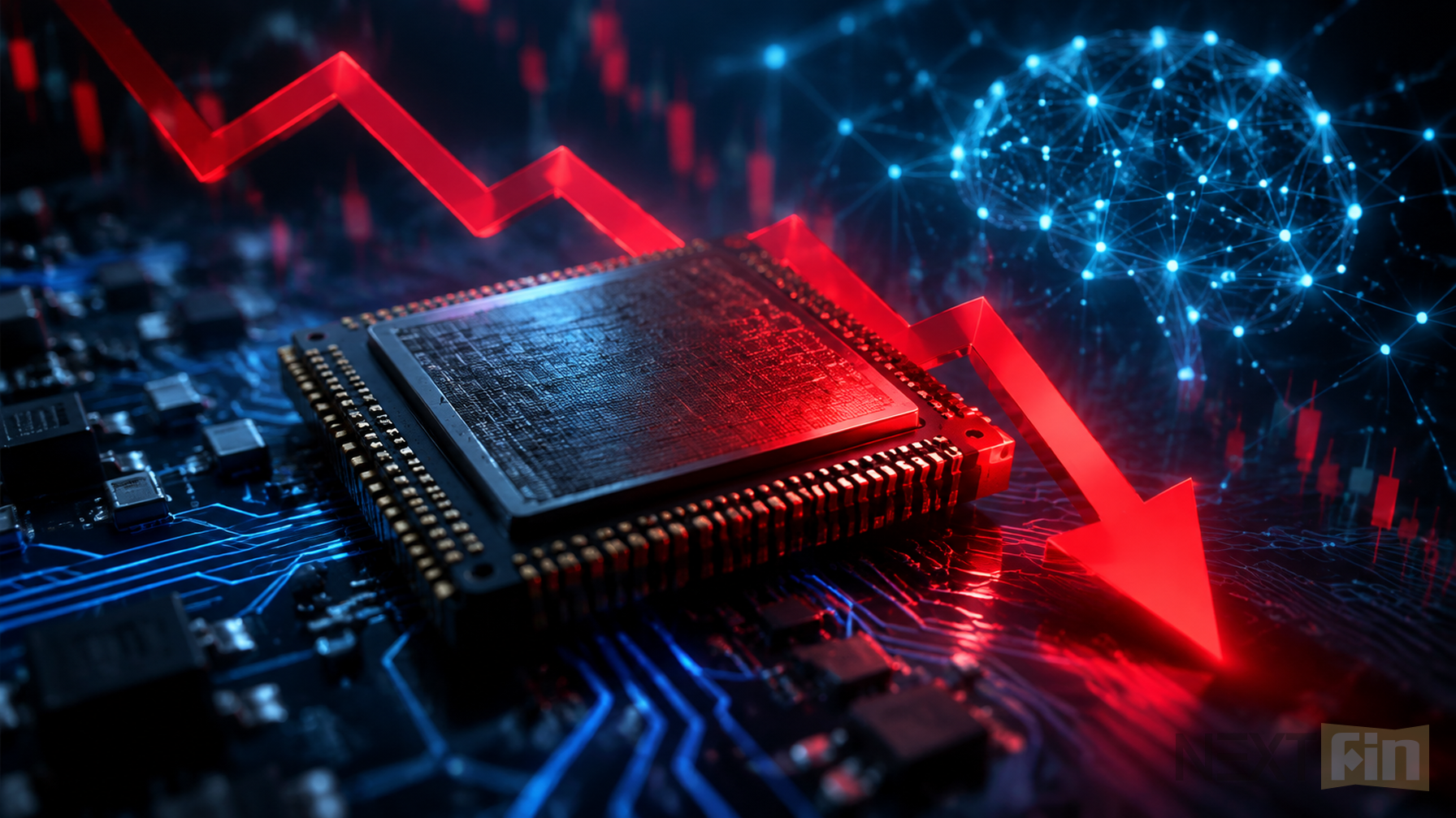 Chip Stocks Fall After AI Leaders Call for Development Slowdown