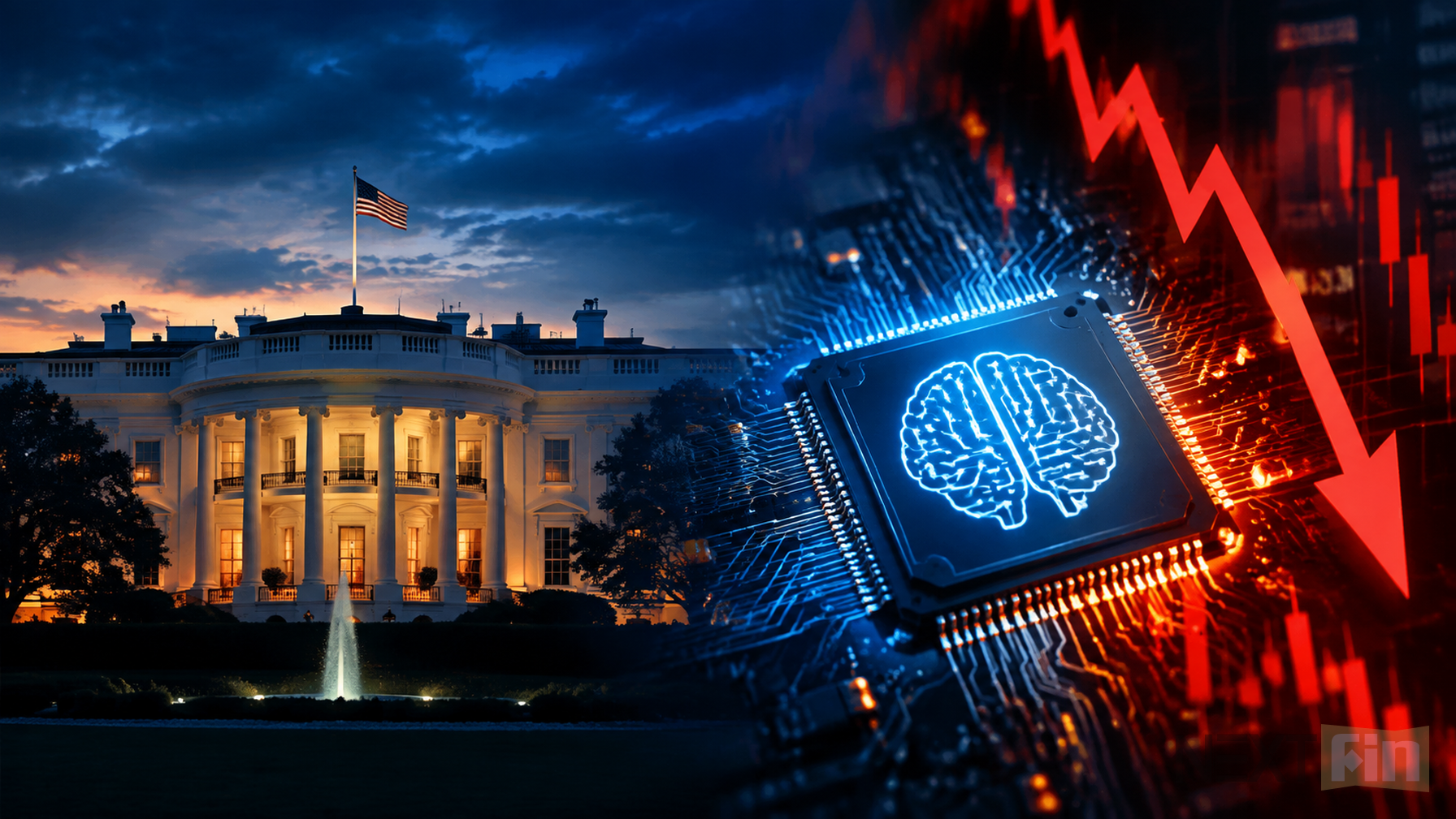 Trump Rejects AI Guardrails as Chip Selloff Deepens Rate Fears