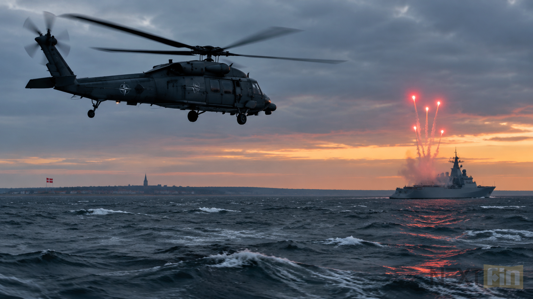 Russian Frigate Fires Flares at Danish Helicopter Over the Baltic Sea