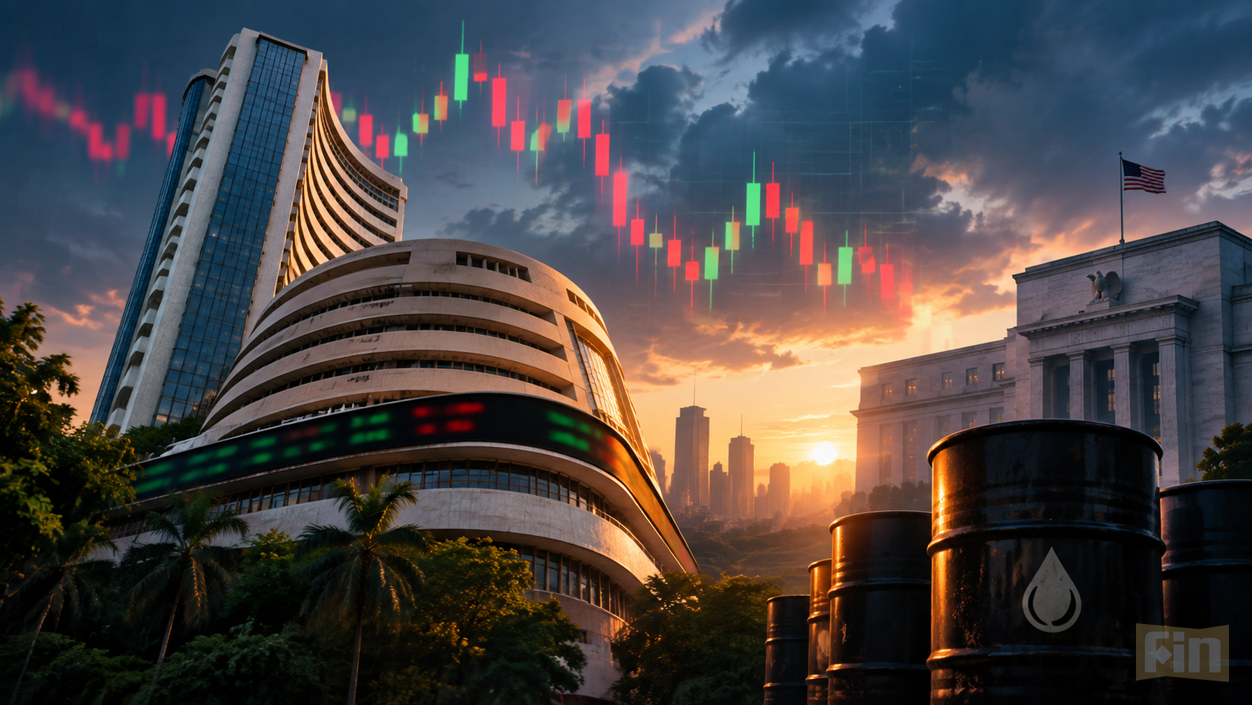 Indian Shares Seen Opening Higher After Selloff; Higher Oil, Fed Caution to Cap Gains