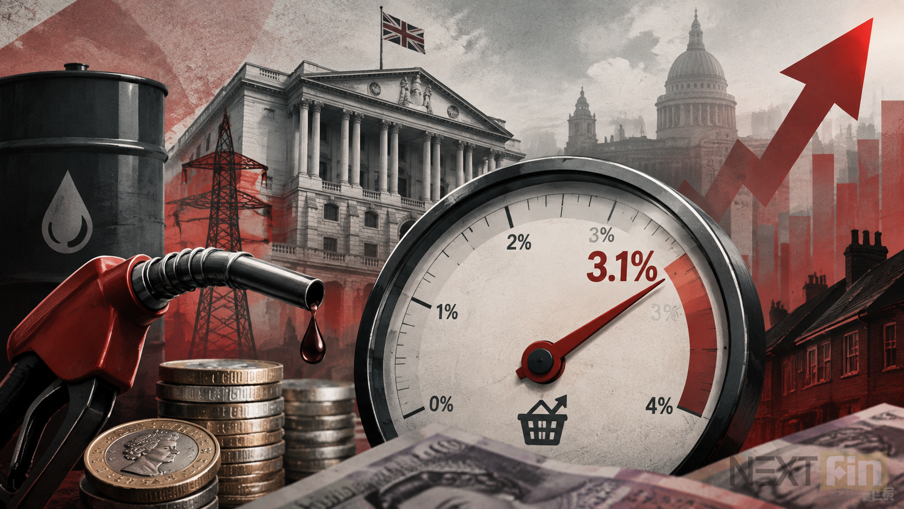 UK Inflation Jumps to 3.1% as Energy Shock Tests Bank of England Patience