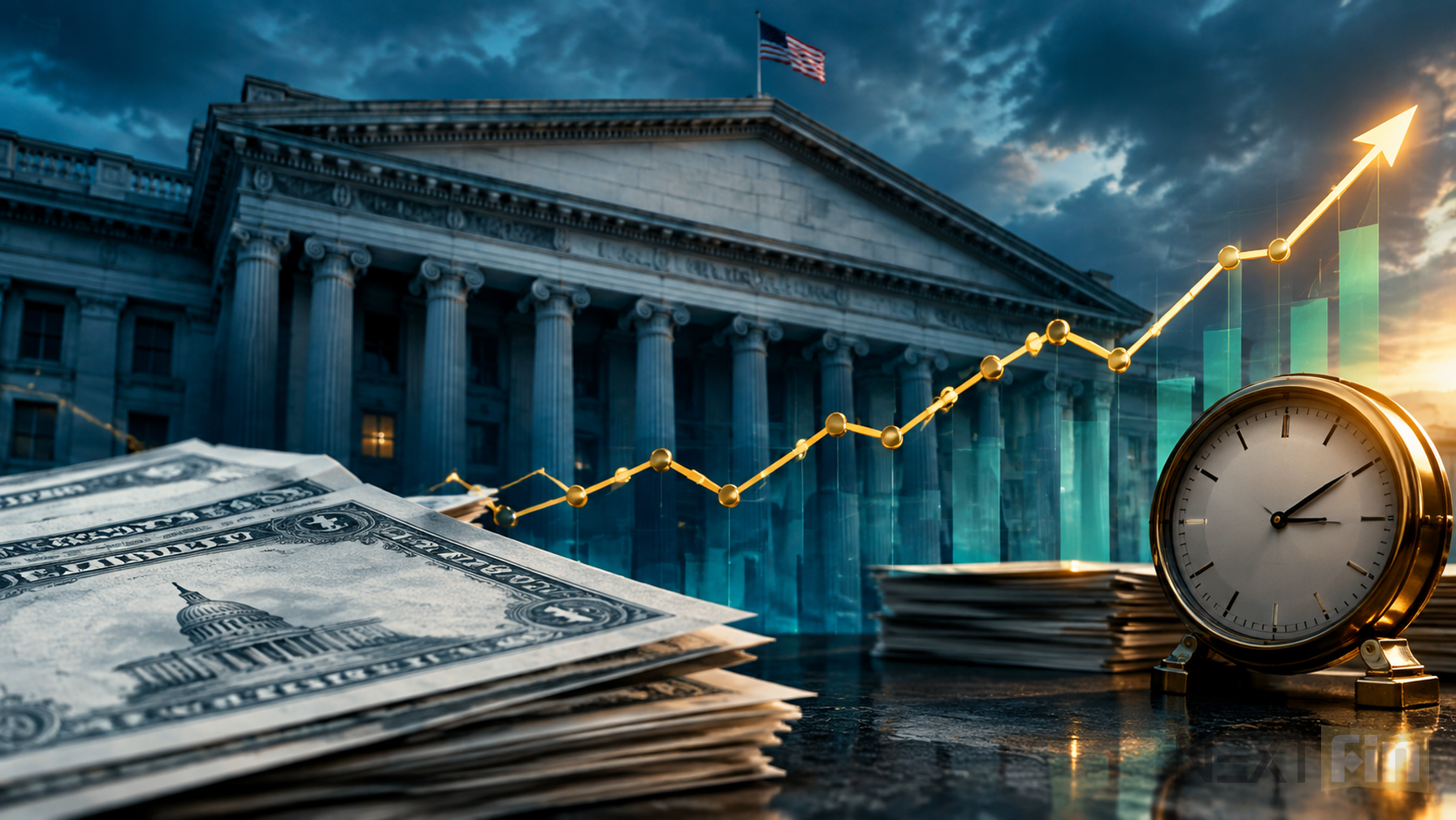 Wall Street Braces for $1 Trillion of US Short-Term Debt as Borrowing Costs Climb