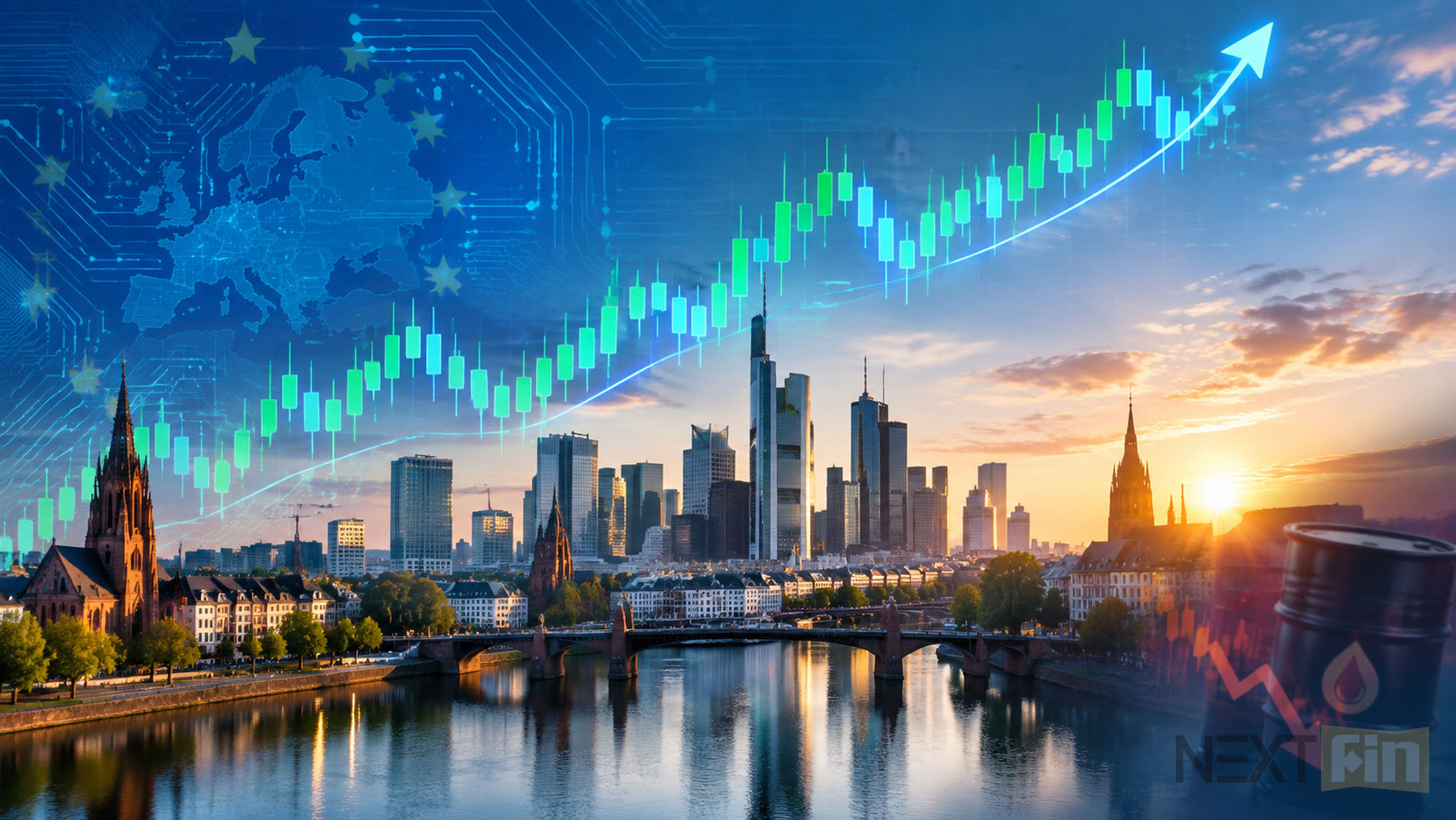 Europe's STOXX 600 Rises on Tech and Bank Strength as Oil Retreat Eases Inflation Fears