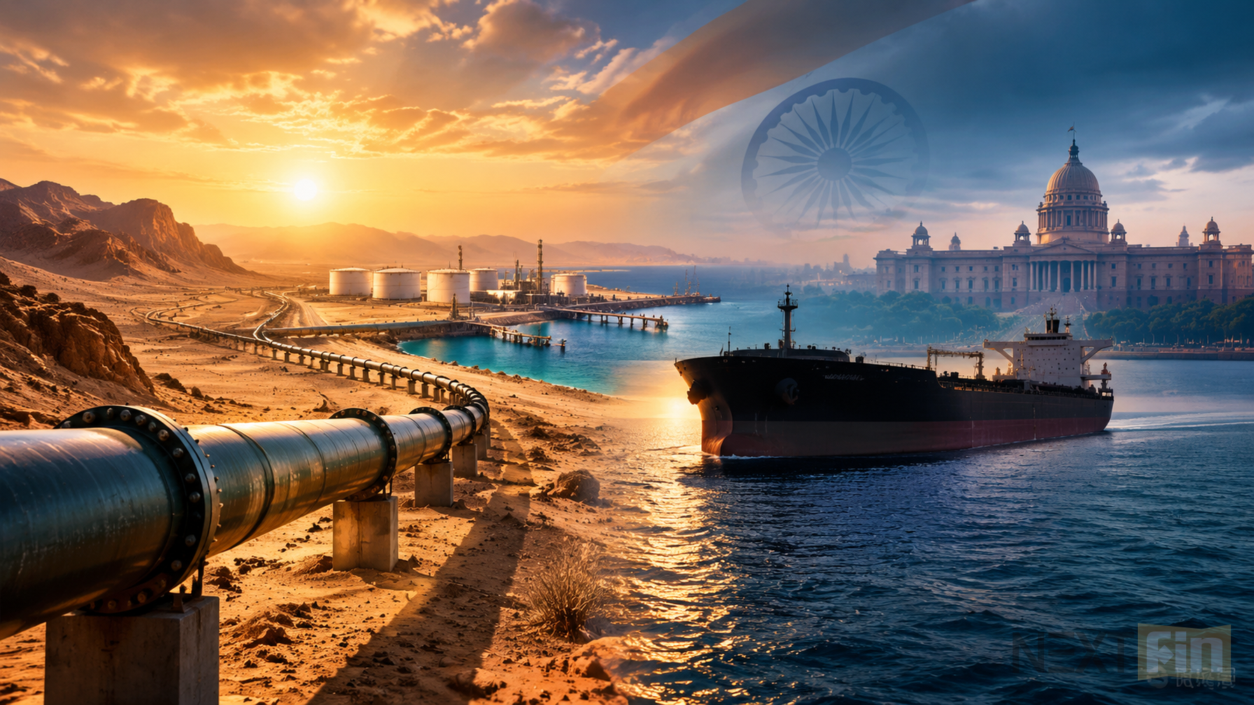 India's Oil Squeeze Deepens as Saudi Pipeline Fails and US Tariff Threat Rises