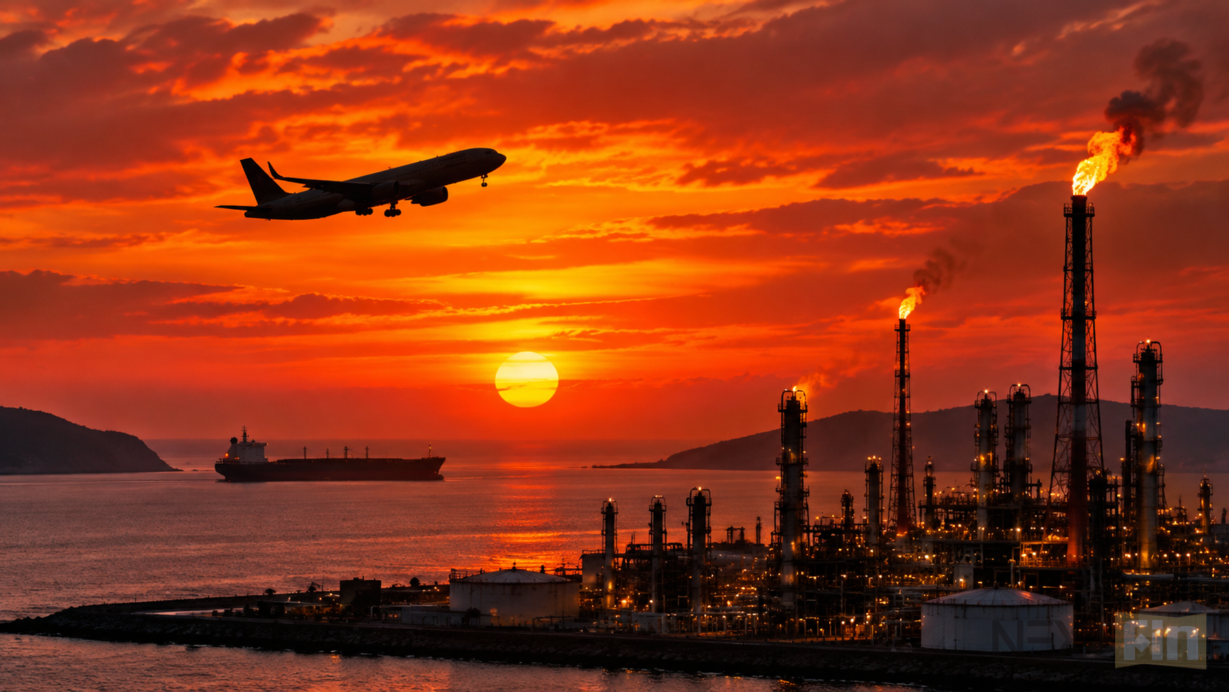 Jet Fuel Joins Diesel's Surge as the Hormuz Shock Moves From the Pump to the Skies