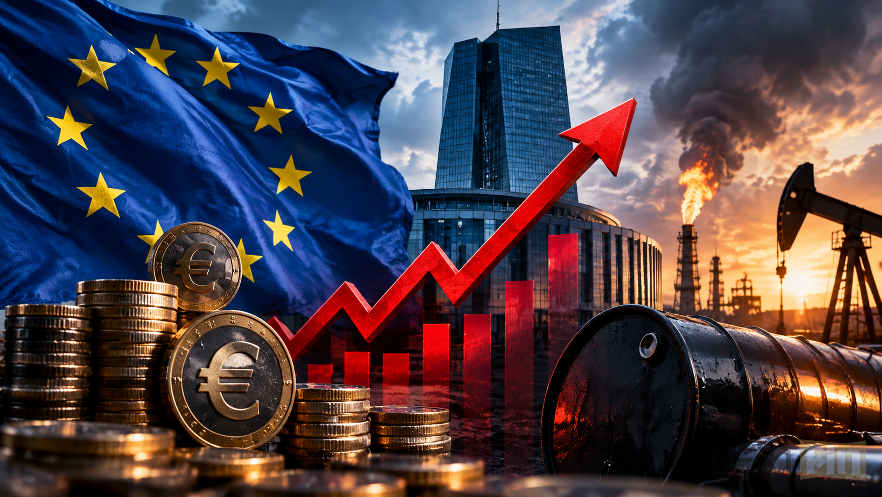 Euro-Zone Inflation Tops Estimates to Hit Three-Year High