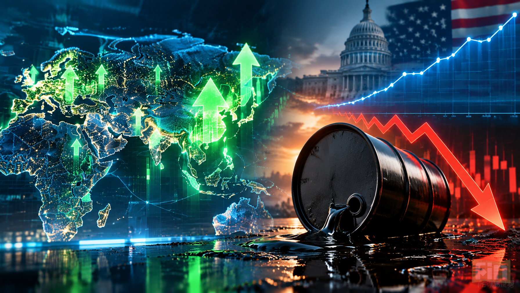 World Shares Mostly Higher and Crude Falls After an Unsettled Wall Street Session