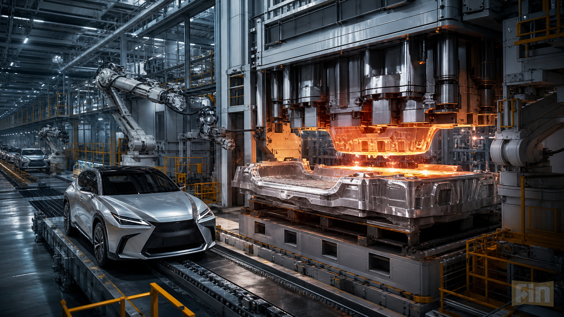 Toyota to Debut Its Own Version of Tesla EV-Making Tech in China
