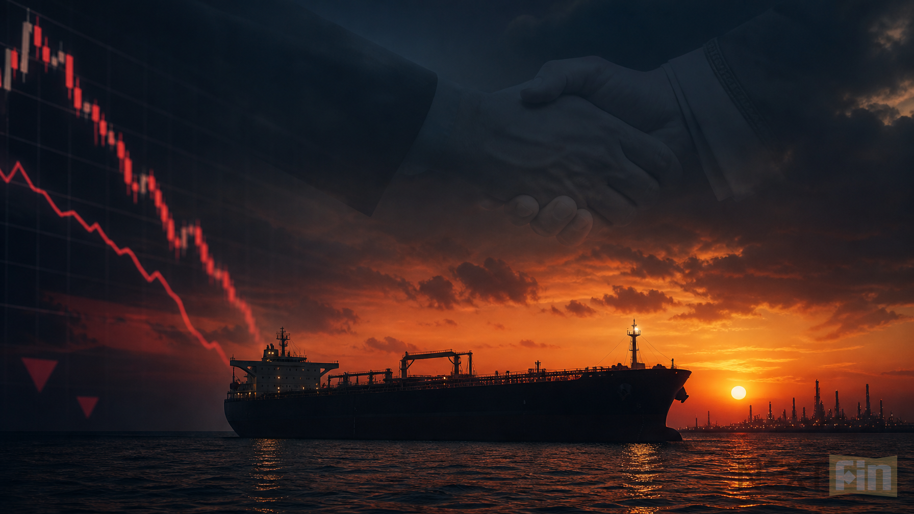 Oil Falls on Qatari Mediation Push, but the Supply Floor Holds