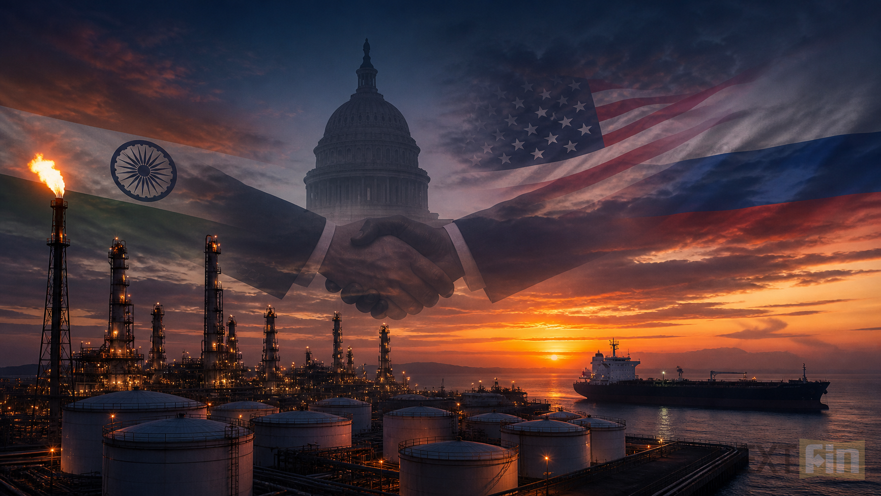 India Says It Faced No US Pressure to Cut Russian Oil as Trump Waives Sanctions