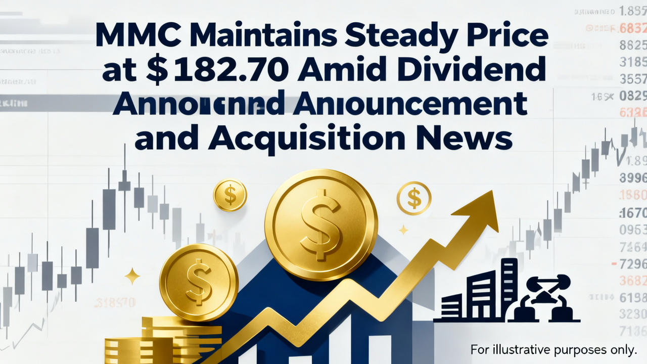MMC Maintains Steady Price at $182.70 Amid Dividend Announcement and Acquisition News