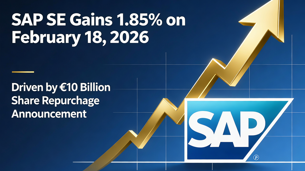 SAP SE Gains 1.85% on February 18, 2026, Driven by €10 Billion Share Repurchase Announcement
