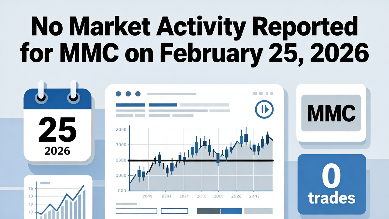 No Market Activity Reported for MMC on February 25, 2026
