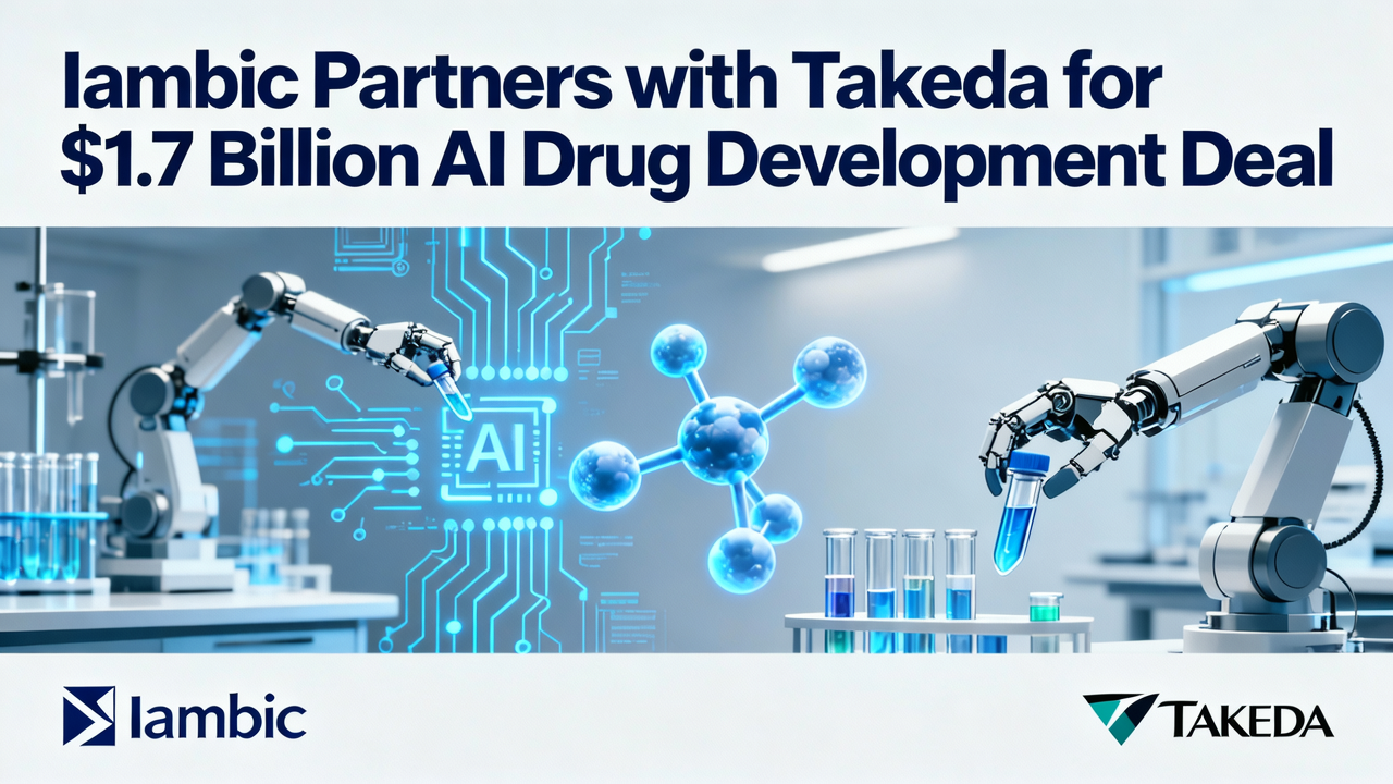 Iambic Partners with Takeda for $1.7 Billion AI Drug Development Deal