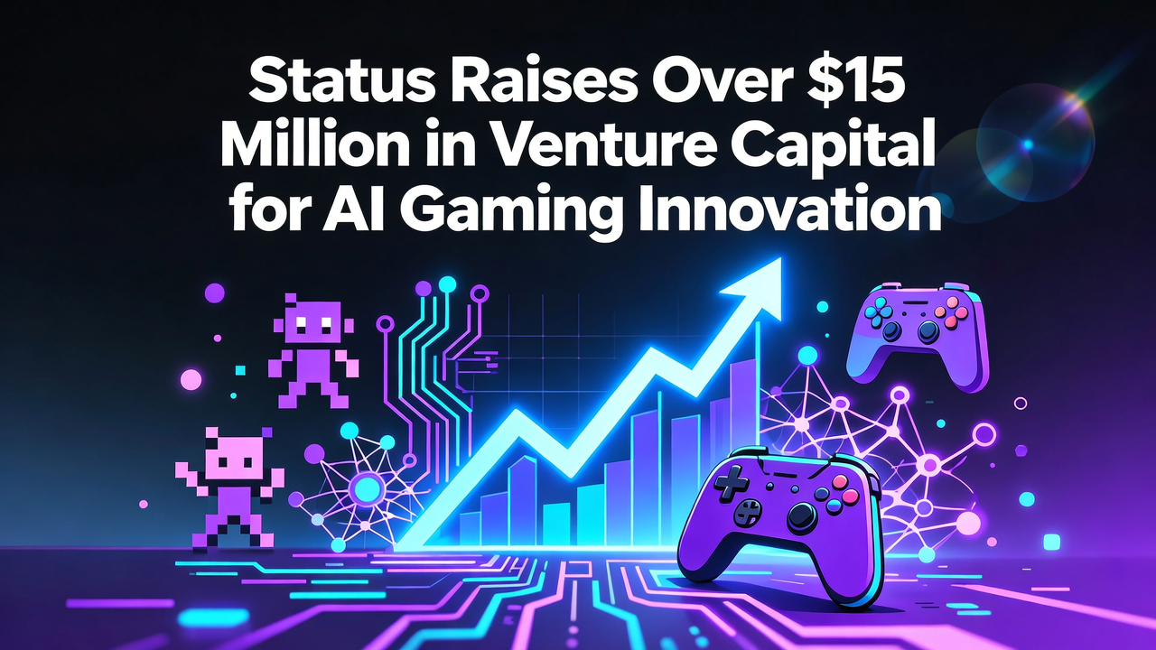 Status Raises Over $15 Million in Venture Capital for AI Gaming Innovation