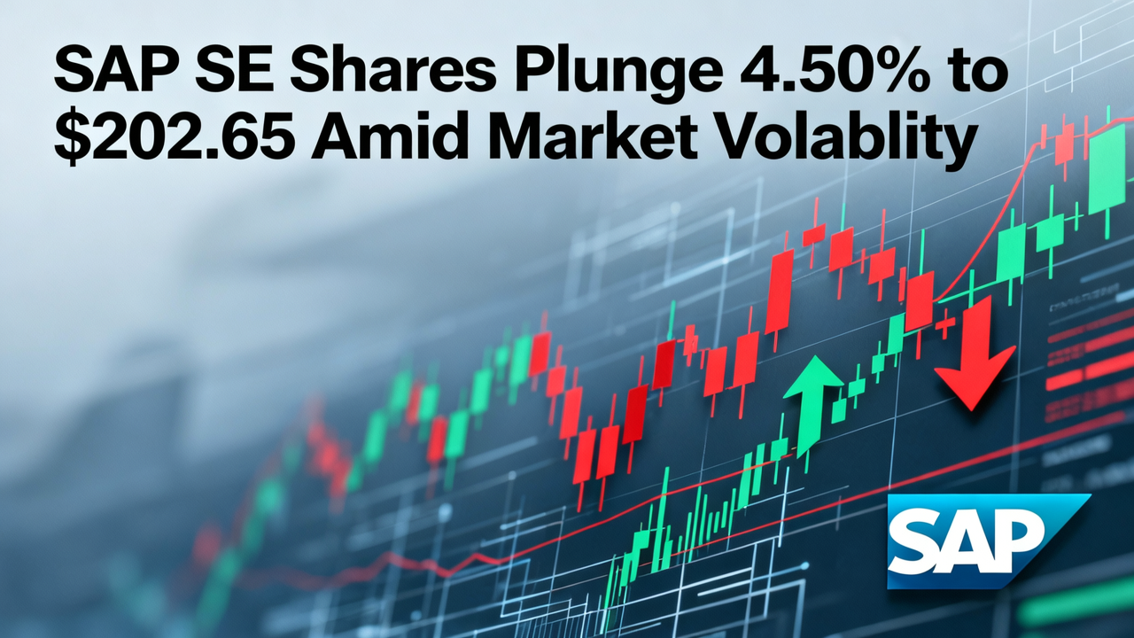 SAP SE Shares Plunge 4.50% to $202.65 Amid Market Volatility