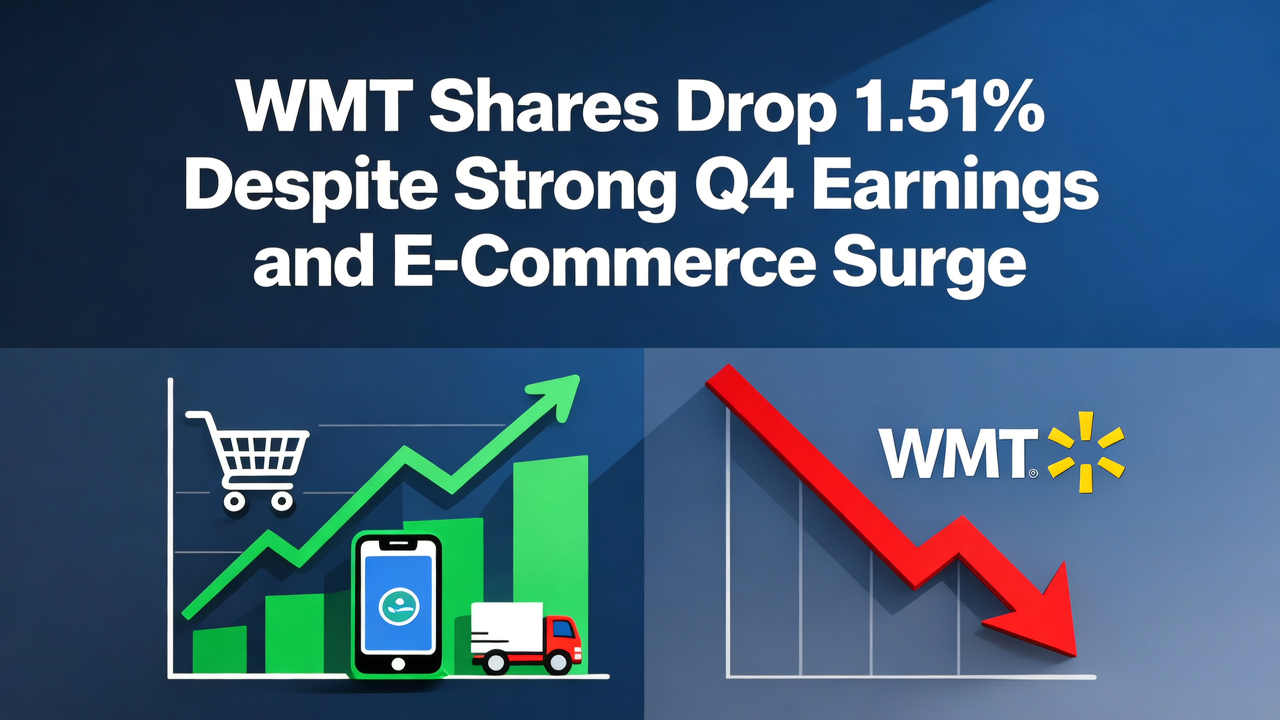 WMT Shares Drop 1.51% Despite Strong Q4 Earnings and E-Commerce Surge