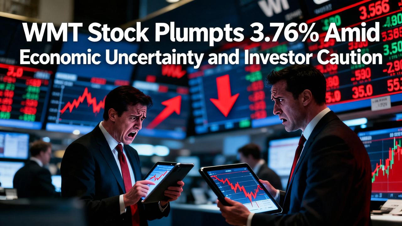 WMT Stock Plummets 3.76% Amid Economic Uncertainty and Investor Caution