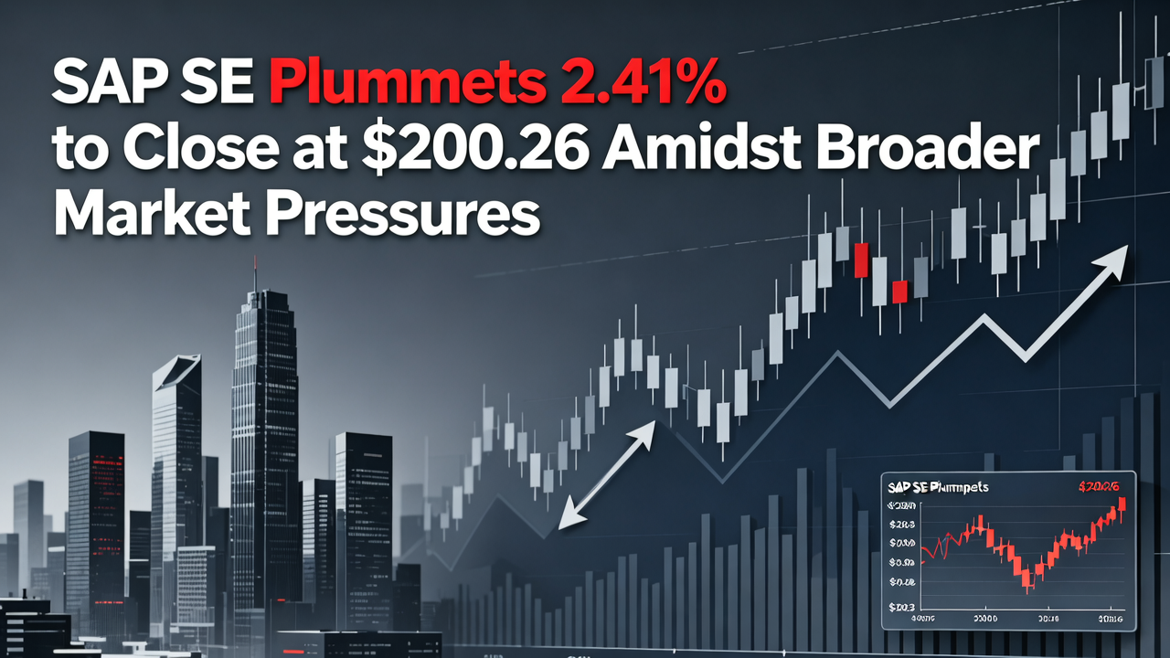SAP SE Plummets 2.41% to Close at $200.26 Amidst Broader Market Pressures