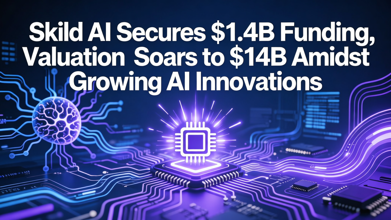 Skild AI Secures $1.4B Funding, Valuation Soars to $14B Amidst Growing AI Innovations