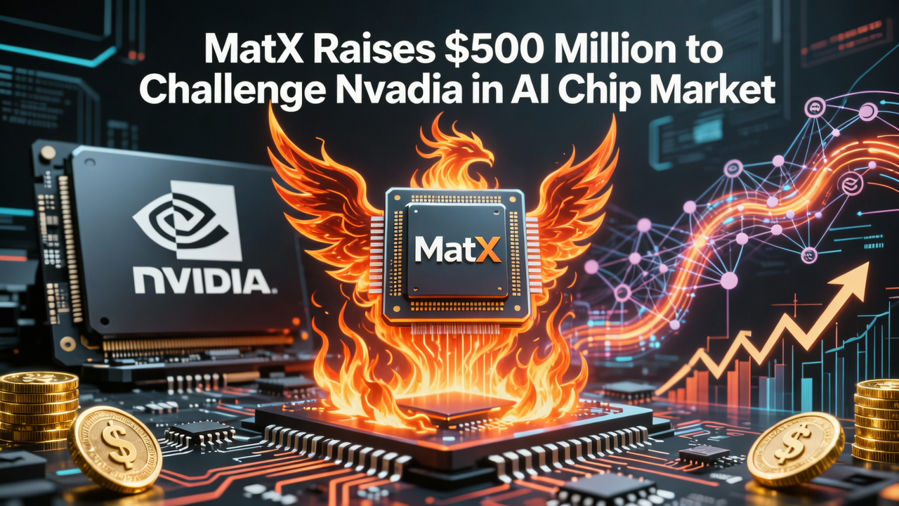 MatX Raises $500 Million to Challenge Nvidia in AI Chip Market