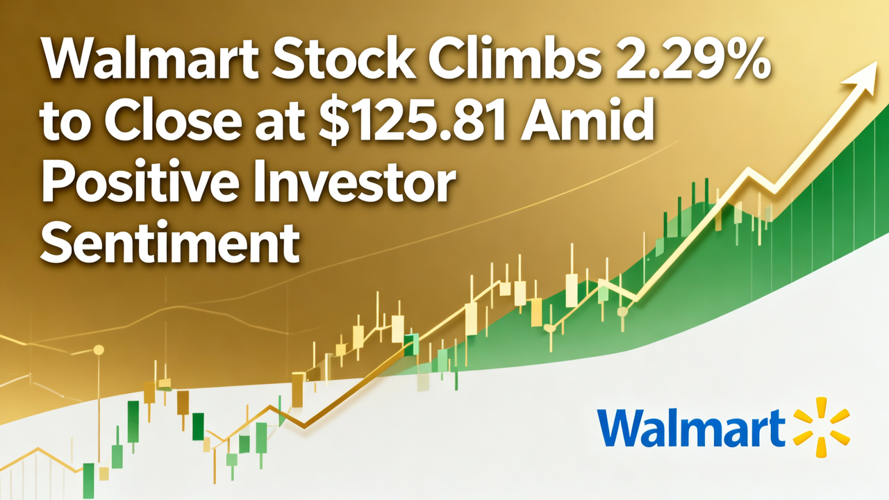 Walmart Stock Climbs 2.29% to Close at $125.81 Amid Positive Investor Sentiment