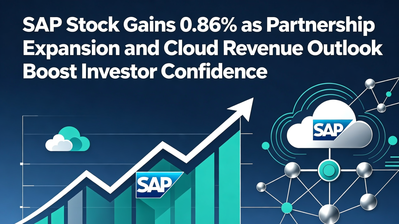 SAP Stock Gains 0.86% as Partnership Expansion and Cloud Revenue Outlook Boost Investor Confidence