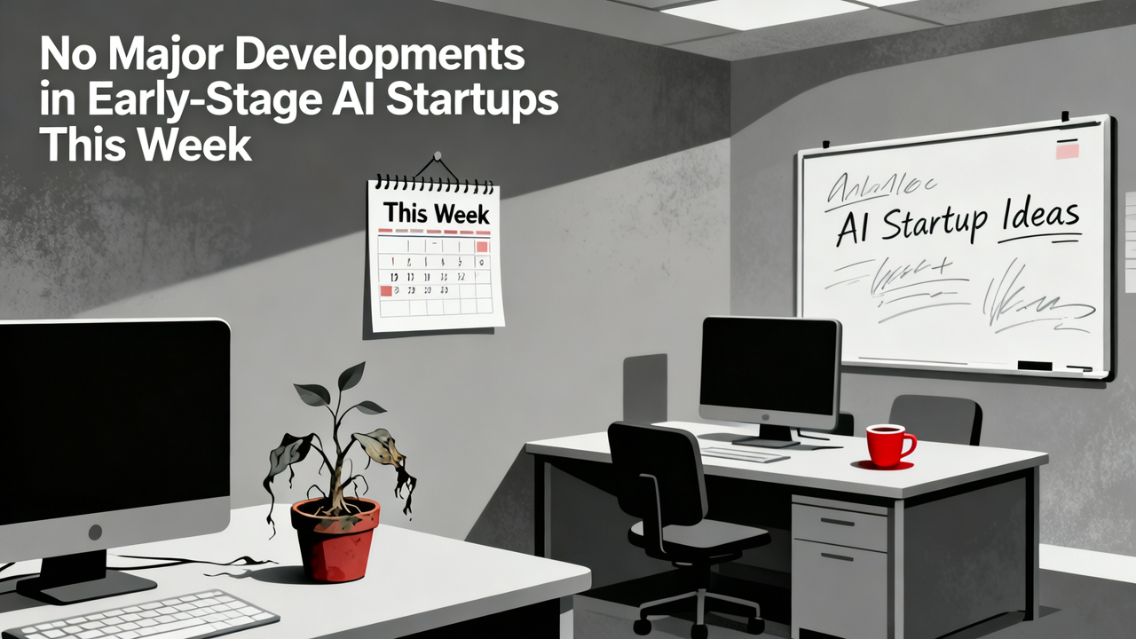 No Major Developments in Early-Stage AI Startups This Week