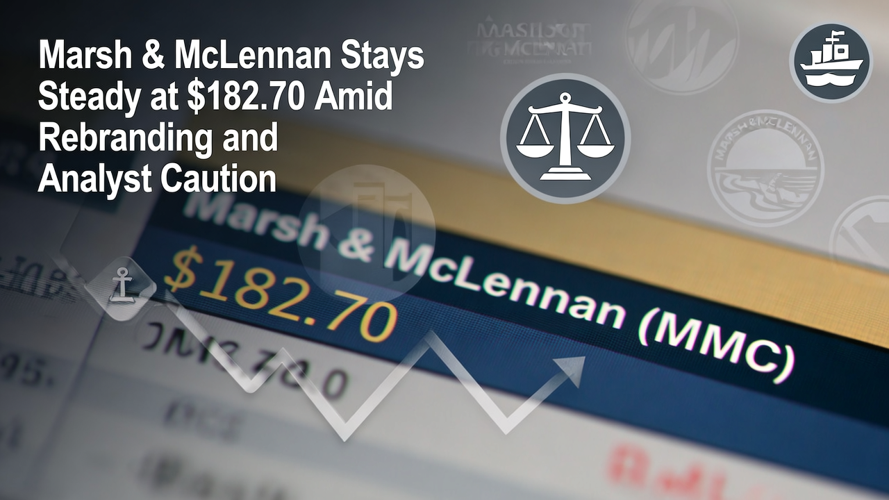 Marsh & McLennan Stays Steady at $182.70 Amid Rebranding and Analyst Caution