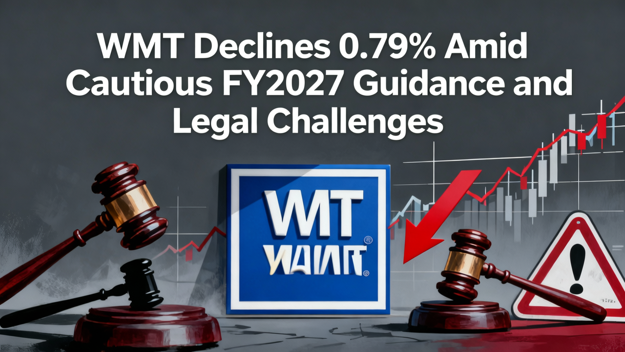 WMT Declines 0.79% Amid Cautious FY2027 Guidance and Legal Challenges