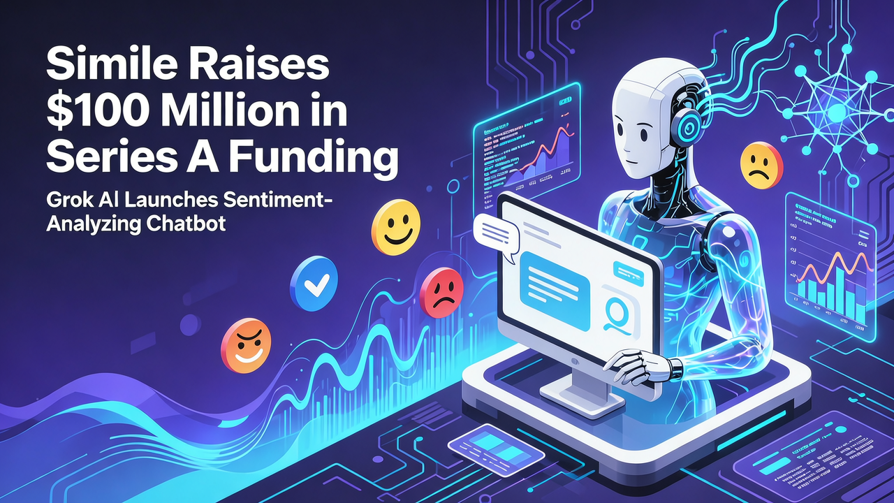 Simile Raises $100 Million in Series A Funding; Grok AI Launches Sentiment-Analyzing Chatbot