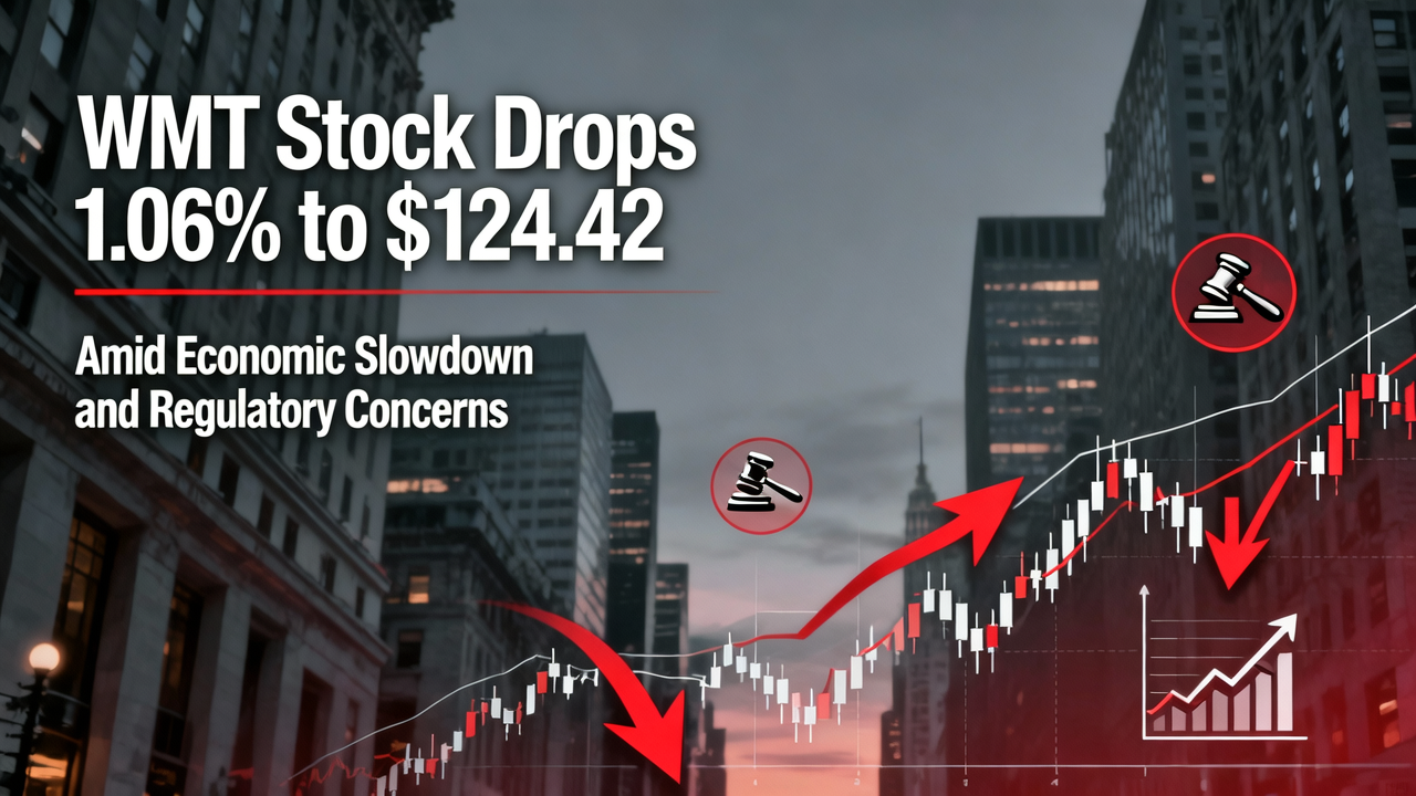WMT Stock Drops 1.06% to $124.42 Amid Economic Slowdown and Regulatory Concerns