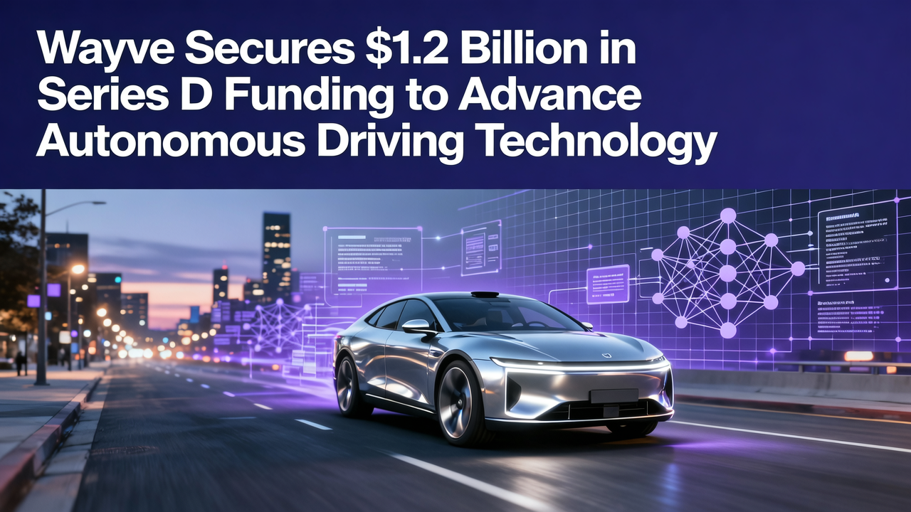 Wayve Secures $1.2 Billion in Series D Funding to Advance Autonomous Driving Technology