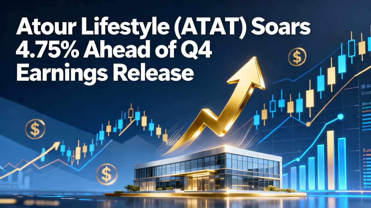 Atour Lifestyle (ATAT) Soars 4.75% Ahead of Q4 Earnings Release