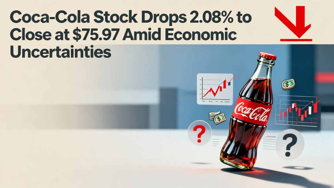 Coca-Cola Stock Drops 2.08% to Close at $75.97 Amid Economic Uncertainties