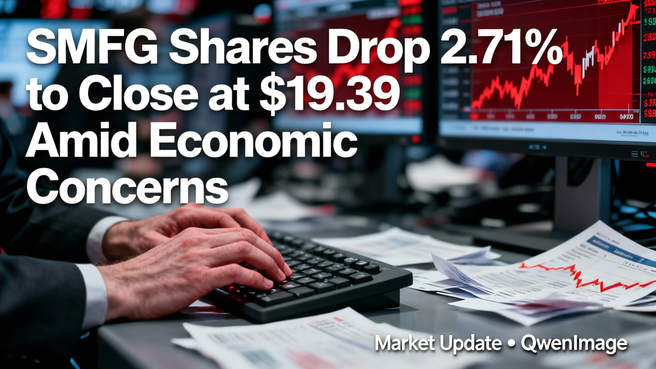 SMFG Shares Drop 2.71% to Close at $19.39 Amid Economic Concerns