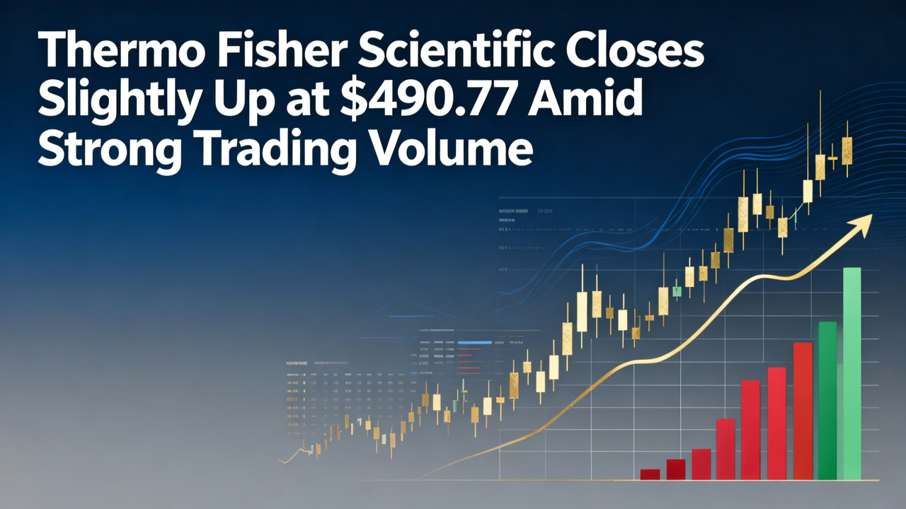 Thermo Fisher Scientific Closes Slightly Up at $490.77 Amid Strong Trading Volume