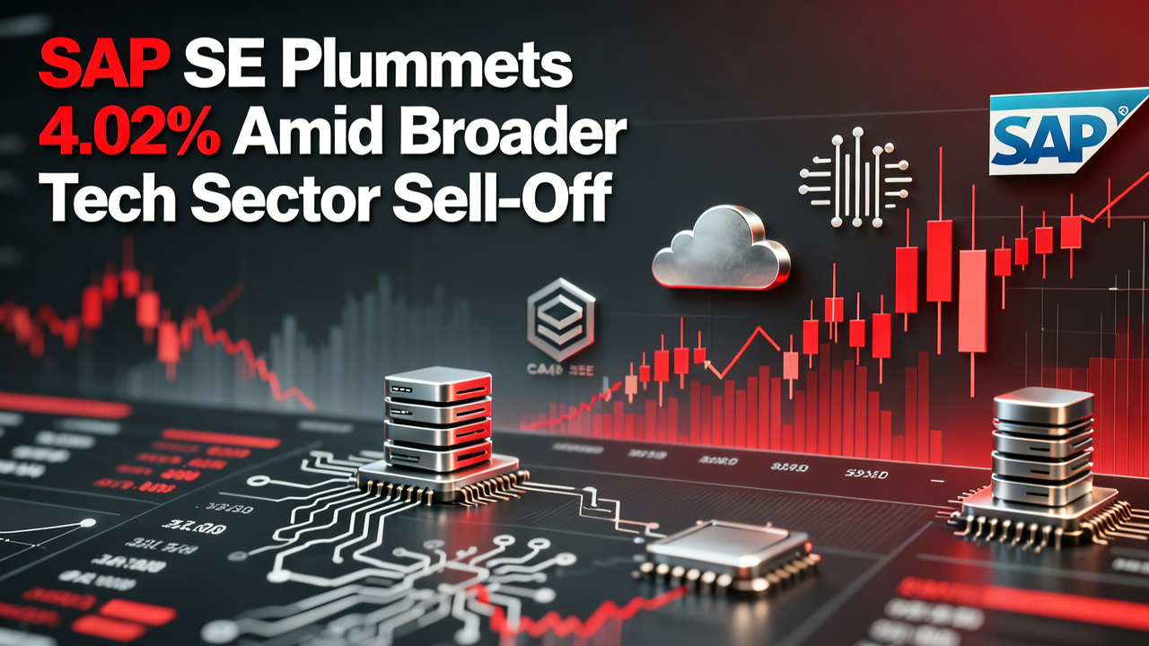 SAP SE Plummets 4.02% Amid Broader Tech Sector Sell-Off