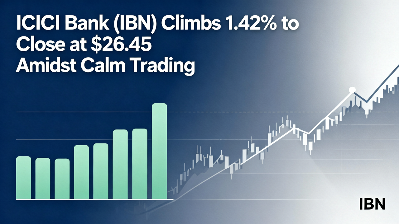 ICICI Bank (IBN) Climbs 1.42% to Close at $26.45 Amidst Calm Trading