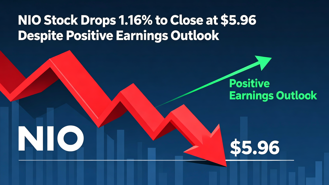 NIO Stock Drops 1.16% to Close at $5.96 Despite Positive Earnings Outlook