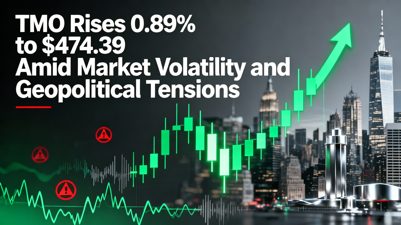 TMO Rises 0.89% to $474.39 Amid Market Volatility and Geopolitical Tensions