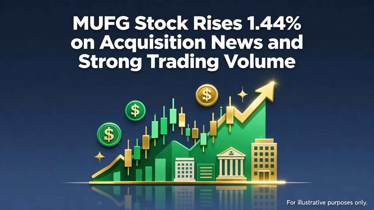 MUFG Stock Rises 1.44% on Acquisition News and Strong Trading Volume