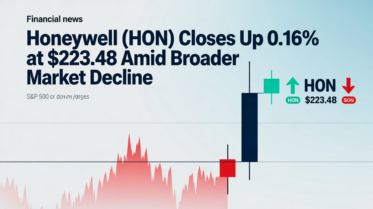Honeywell (HON) Closes Up 0.16% at $223.48 Amid Broader Market Decline