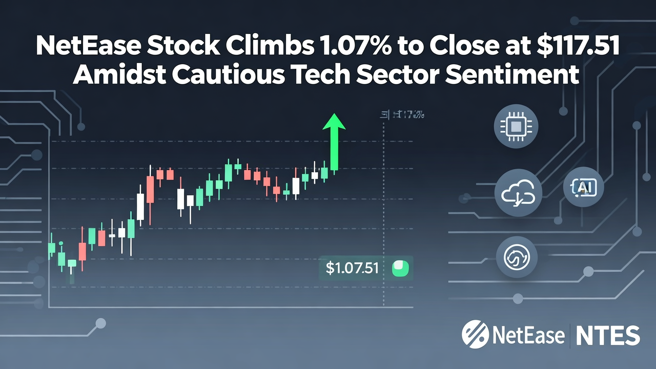 NetEase Stock Climbs 1.07% to Close at $117.51 Amidst Cautious Tech Sector Sentiment