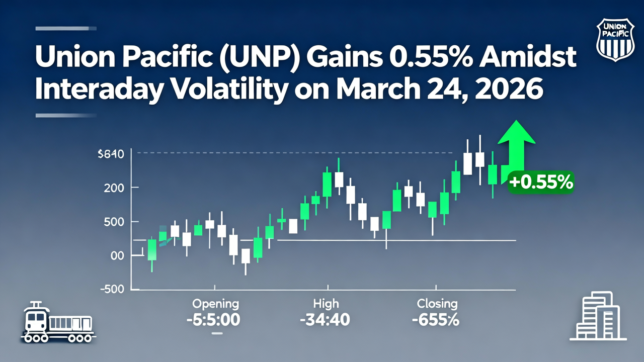 Union Pacific (UNP) Gains 0.55% Amidst Intraday Volatility on March 24, 2026