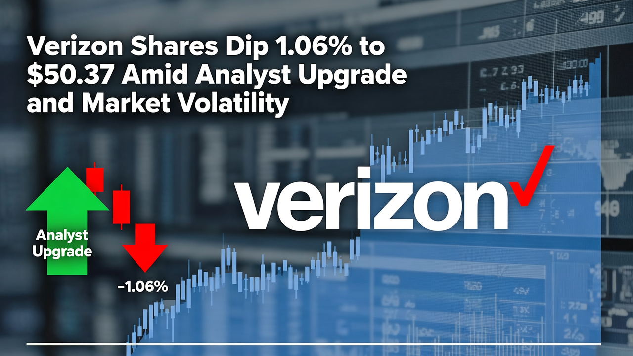 Verizon Shares Dip 1.06% to $50.37 Amid Analyst Upgrade and Market Volatility