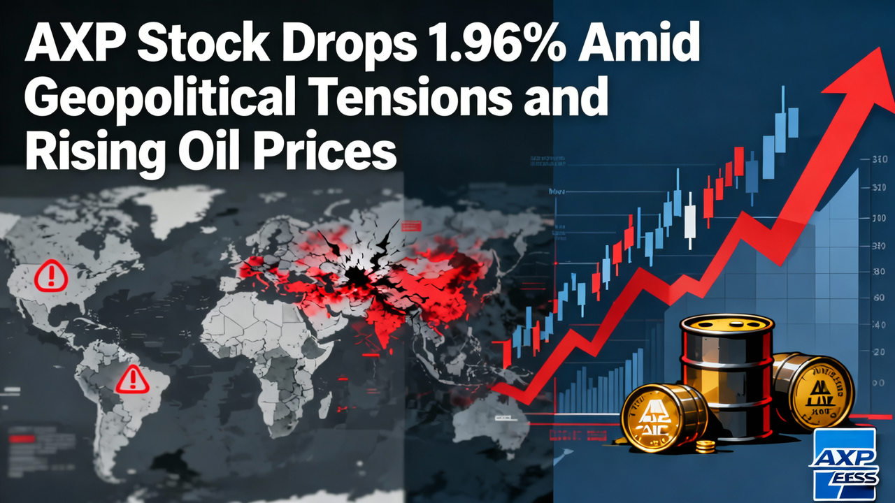 AXP Stock Drops 1.96% Amid Geopolitical Tensions and Rising Oil Prices