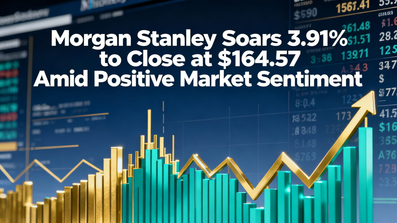 Morgan Stanley Soars 3.91% to Close at $164.57 Amid Positive Market Sentiment