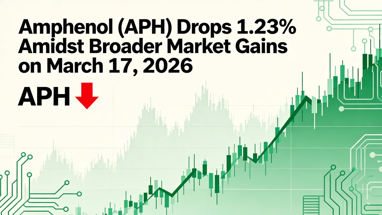 Amphenol (APH) Drops 1.23% Amidst Broader Market Gains on March 17, 2026