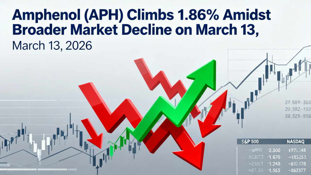 Amphenol (APH) Climbs 1.86% Amidst Broader Market Decline on March 13, 2026